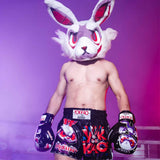YOKKAO ANGRY RABBIT MUAY THAI MMA BOXING Shorts S-XXL Black