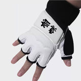TOFIGHT MUAY THAI BOXING QUICK GEL HANDSCHUHE HANDWRAPS ML SCHWARZ