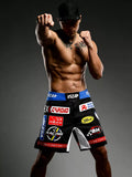VSZAP MMAS037 MMA KAMPFSHORTS XXS-XL BLAU