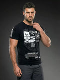 Vszap VT037 Warrior T-Shirt S-4XL Black Silver