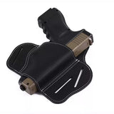 Airsoft Tactical Military OWB 1911 Pistol Holster Pouch Holder Cowhide Leather 2 Colours