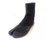 Japanese Ninja Traditional Jika-tabi Mid Top Boots Size 33-44 Black Unisex