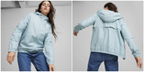 Puma Women's Essentials Solid Windbreaker Size XS-XL light blue