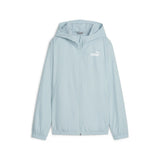 Puma Women's Essentials Solid Windbreaker Size XS-XL light blue