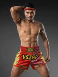 VSZAP LOTUS MTS001 MUAY THAI MMA BOXING Shorts XS-5XL MAROON