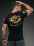 Vszap Lotus VT005 Muay Thai Boxing T-Shirt XS-4XL Black