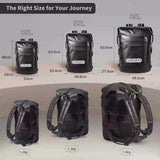 Origem Roll-top Waterproof Dry Backpack 35/55/85L 3 Colours