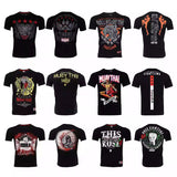 ARFIGHTKING Dragon & Tiger Sauna Suit Sweat Suit Training T-Shirt S-4XL