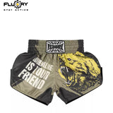 FLUORY MTS-161 MUAY THAI BOXING SHORTS XS-XXXL UNISEX JUNIOR & ADULT