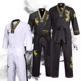 Taekwondo TKD Training Uniform Suits Adult & Junior XXXS-XXXL 3 Colours
