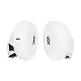 FIGHTBRO MUAY THAI BOXING MMA AIR FOCUS MITTS PADS PAIR Black/White