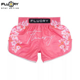 FLUORY MTSF115 MUAY THAI BOXSHORTS XS-XXXL Rot Gelb UNISEX JUNIOR &amp; ERWACHSENE