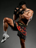VSZAP MMAS050 DRAGON FIRE MMA FIGHT SHORTS XXS-XL