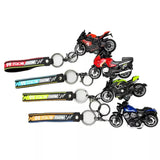 Miniature Motorbikes Motorcycle Pull-Back Toys Keychain Gifts Vary Colours