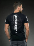 Vszap VT037 Warrior T-Shirt S-4XL Black Silver