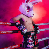 YOKKAO ANGRY RABBIT MUAY THAI MMA BOXING Shorts S-XXL Black