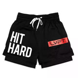 LVFT HIT HARD Sport Boxing Gym Quick-Dry Compression Training Shorts Trunks M-4XL Adult 5 Colours
