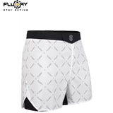 FLUORY MMA-C197 MUAY THAI BOXING MMA SHORTS UNISEX JUNIOR & ADULT XS-XXXL BLACK