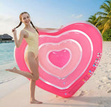 Inflatable Sweetheart Pool Water Float with Air Pump 155 x 135 cm