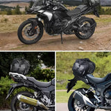 KEMIMOTO 65L Waterproof Motorcycle Tail Bag 500D PVC Black