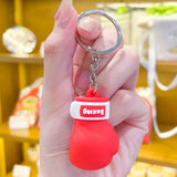 Miniature Boxing Glove keychains Gifts 4 Colours