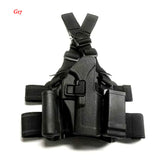 Airsoft Tactical Military Right Drop-Leg Thigh Holster Pistol & Magazine Carrier G17/1911/M9/P226/USP available
