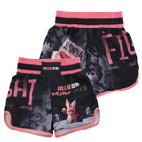 ROLLHO MUAY THAI BOXING RABBIT MUAY THAI BOXING SHORTS Unisex S-XXL