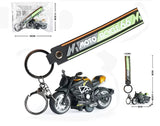 Miniature Motorbikes Motorcycle Pull-Back Toys Keychain Gifts Vary Colours