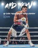 No Boxing No Life X Humor Punch Boxing Gloves Lace Up Microfiber 10-16 oz White