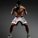 VSZAP MMAS064 MMA FIGHT SHORTS XXS-XL White