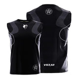 Vszap VTT037 Dark Blade Armor Muay Thai Boxing Quick Dry Vest Tank Top S-2XL