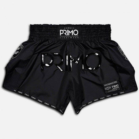 Primo Muay Thai Boxing Shorts Super Nylon S-XXL Black Panther II