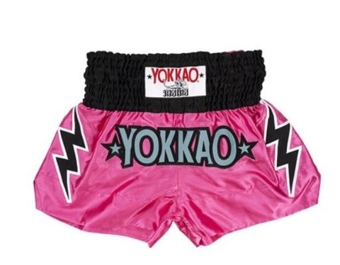 YOKKAO STADIUM CARBONFIT MUAY THAI MMA BOXING Shorts S-XL Pink
