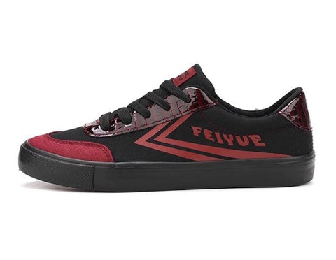 FEIYUE sneakers canvas shoes board shoes trend shoes Size 35-44 Unisex Youth Adult Black