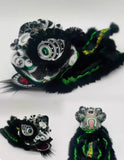 Cultural Art Chinese Traditional Miniature Lion Dance Handicraft Car Decorative 20 x 6.5 x 9.5 cm 6 Colours