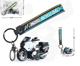 Miniature Motorbikes Motorcycle Pull-Back Toys Keychain Gifts Vary Colours