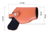 Airsoft Tactical Military Universal fitment Adjustable Shoulder Dual Holster Pistol Carrier Cowhide Leather Black / Brown