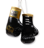 NO BOXING NO LIFE BOXING BOXING GLOVES KEYRINGS PAIR Black Gold