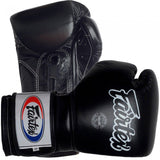 Fairtex BGV9 Heavy Hitter Mexican Style MUAY THAI BOXING GLOVES 10-16 oz Black