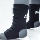 FAIRTEX AS2 PADDED ANKLE SUPPORT GUARD SIZE FREE Black