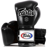 Fairtex BGV9 Heavy Hitter Mexican Style MUAY THAI BOXING GLOVES 10-16 oz Black