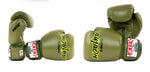 YOKKAO LATE SHOW MUAY THAI BOXING GLOVES 8-16 oz Olive
