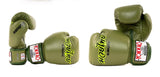 YOKKAO LATE SHOW MUAY THAI BOXING GLOVES 8-16 oz Olive