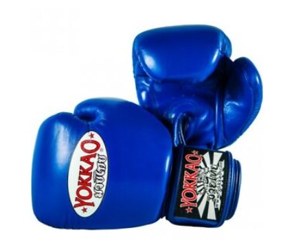 YOKKAO MATRIX BLUE MUAY THAI BOXING GLOVES 8-16 oz