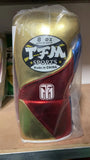 HALF PRICE TFM BGVX1 LUXURY HANDMADE PROFESSIONAL COMPETITIONS BOXING GLOVES LACES UP Cowhide Leather 8 oz Gold Red Blue