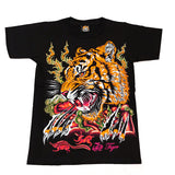 Muay Thai Boxing T-shirt T04 M-XL Black Cotton