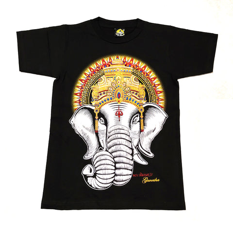 Muay Thai Boxing T-shirt T07 M-XL Black Cotton