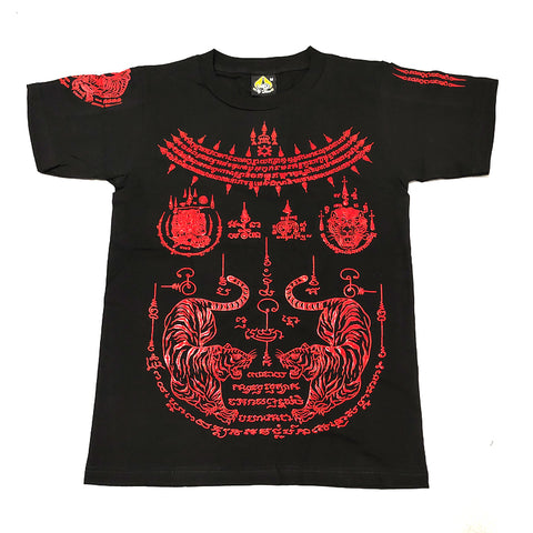 Muay Thai Boxing T-shirt T09 M-XL Black Cotton