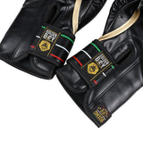 No Boxing No Life Boxing Gloves Kids Extra Wrist Protection Microfiber 4-6 oz Black