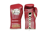 TFM T3 HANDMADE CUSTOM MADE PROFESSIONAL COMPETITIONS BOXING GLOVES LACES UP 12-16 oz